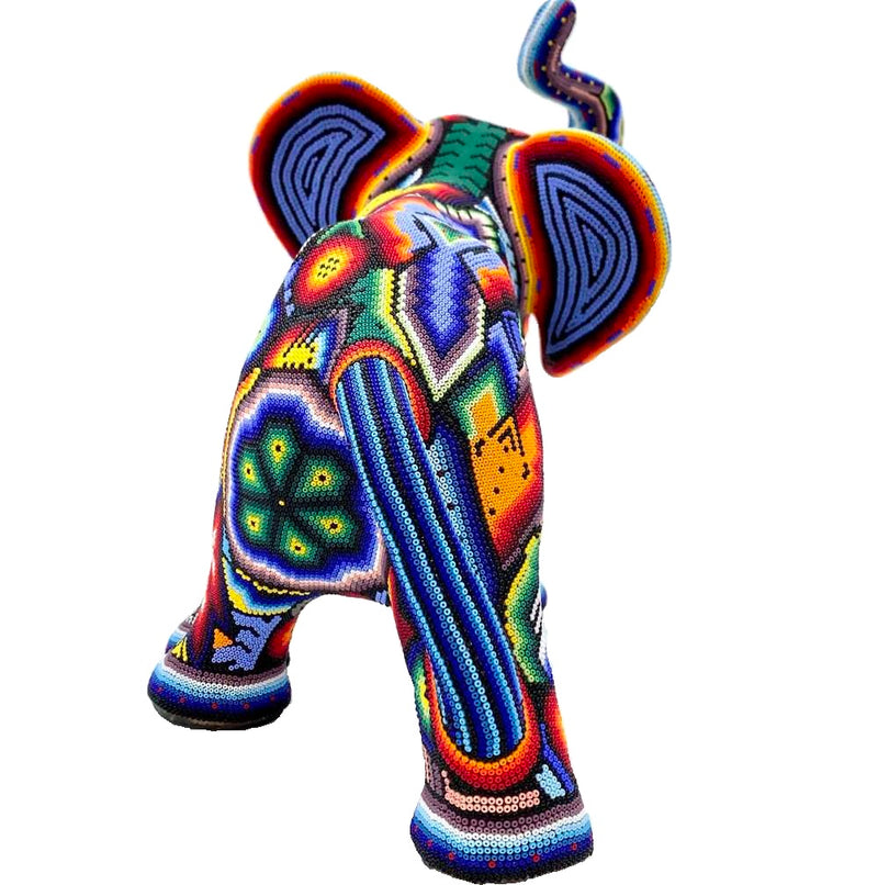 Eclectic huichol elephant - Novae Artis