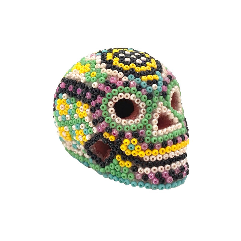 Mini Huichol Skull